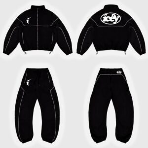 ICEY “Lifestyle” Tracksuit – Midnight Black Edition
