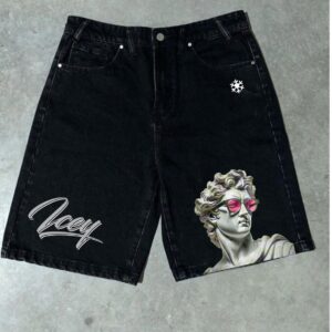 Icey Signature Jean Art Shorts – Limited Edition