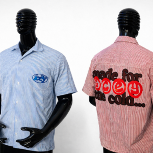 Icey Stripe Short Sleeve Shirt