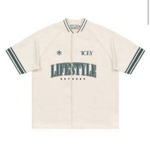 ICEY LIFESTYLE Est. 2024 Knit  Raglan Tee)