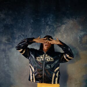 ICEY Lifestyle Faux Leather Bomber Jacket for Unisex